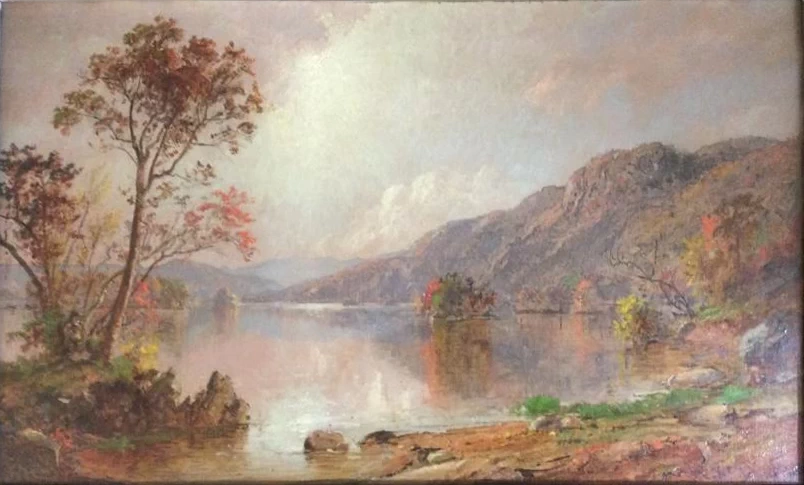 Paesaggio fluviale autunnale